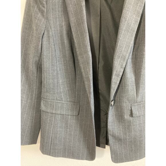 Halogen 2P Corporate Women's Grey Button Blazer - Picture 5 of 7